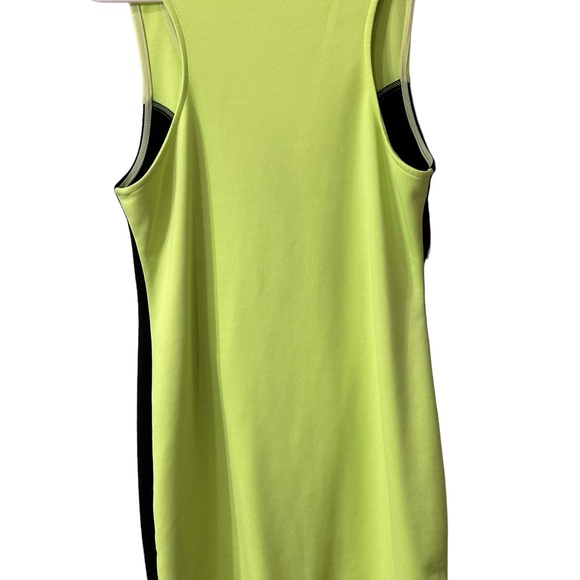 💚Neon yellow/greenish zip mini dress - Picture 4 of 5